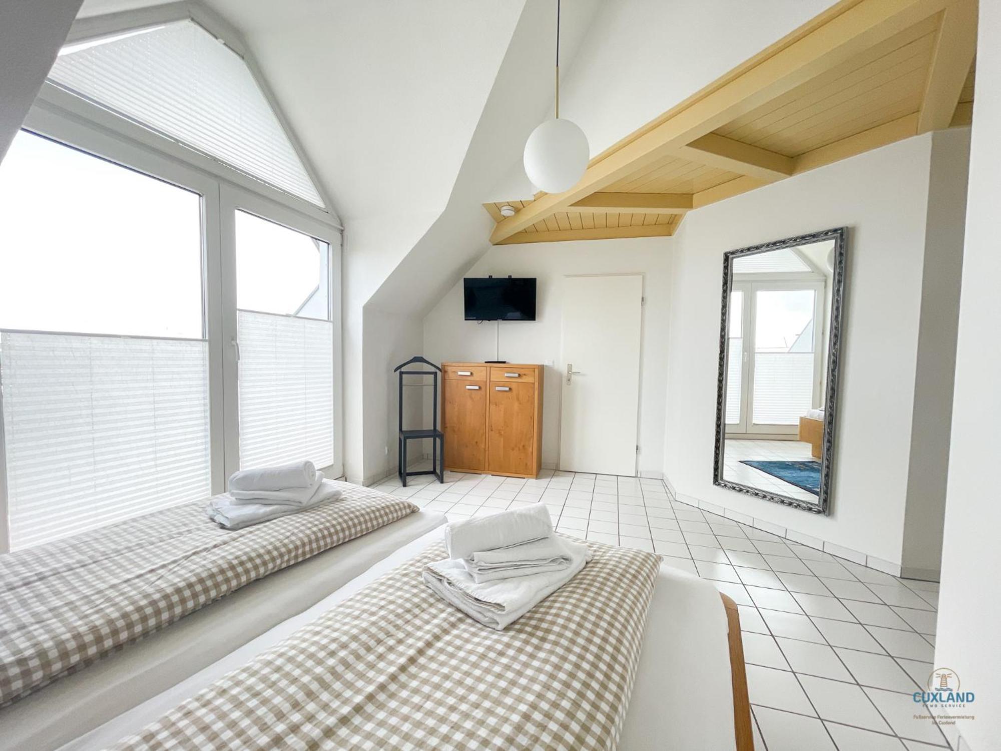 Urlaub direkt in der City Marina Cuxhaven Bagian luar foto